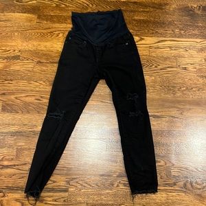 Gap Maternity True Skinny Black Jeans Size 28